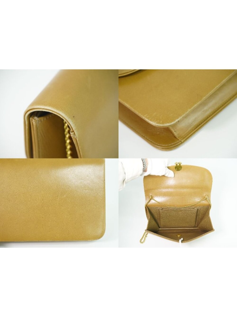 Dior Leather Chain Shoulder Bag Brown - Picture 8 of 9